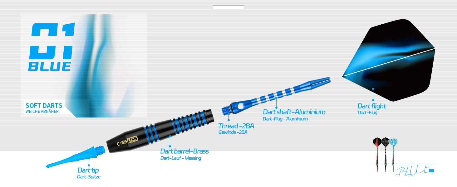 Набір м'яких дартсів CyeeLife, 12 шт., 16 польотів, 100 точок, 2 протектора