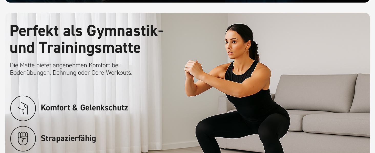 MSPORTS килимок для фітнес-обладнання Premium - захисна підкладка для тренажерів Crosstrainer, Hometrainer та бігових доріжок. Килимок для занять у спортзалі, йогою та пілатесом. Чорний, 150 x 78 x 0,6 см