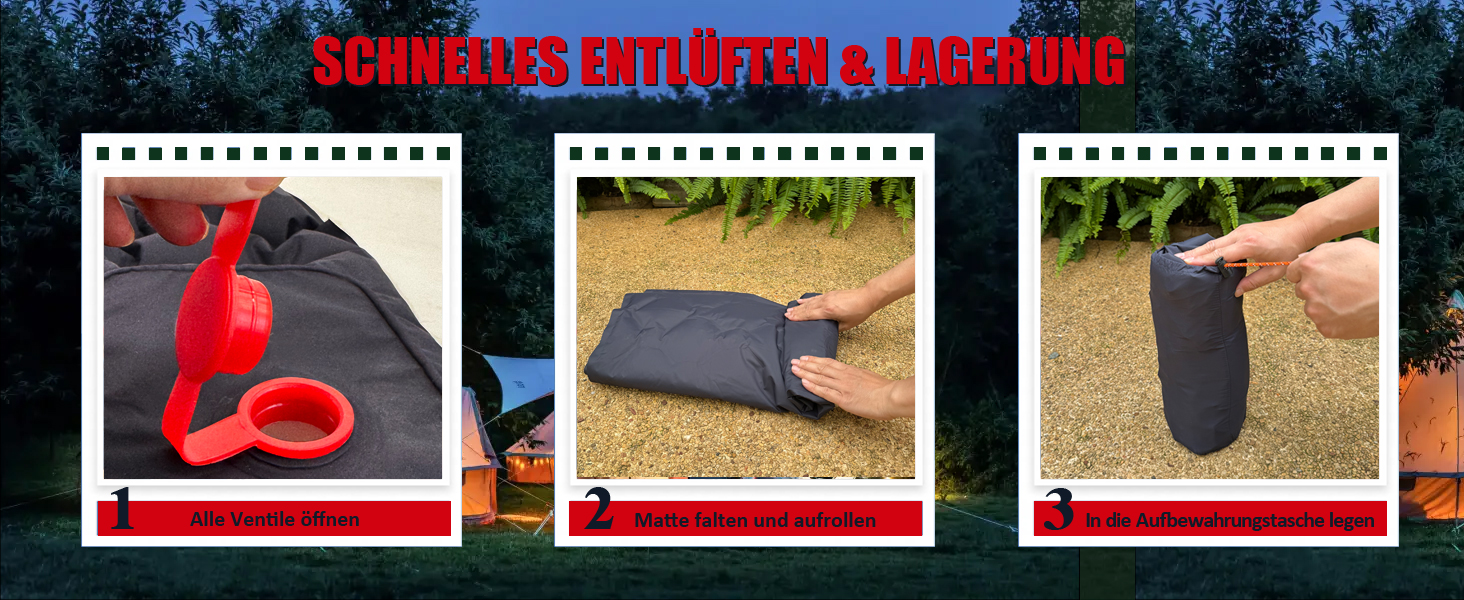 Isomatte Ultraleicht: Саморозгортальний килимок для кемпінгу - блакитний