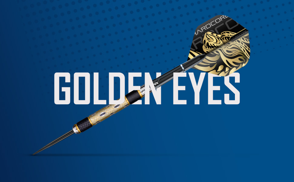 Дарти RED DRAGON Golden Eye 24г (професійні, з пір'ям та стволами)