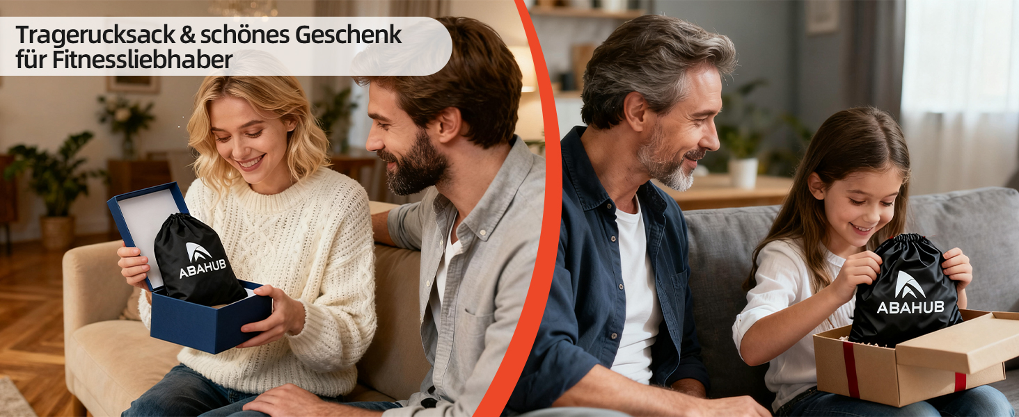 Набір еластичних стрічок Abahub для фітнесу: повне обладнання для тренувань вдома (100LB)