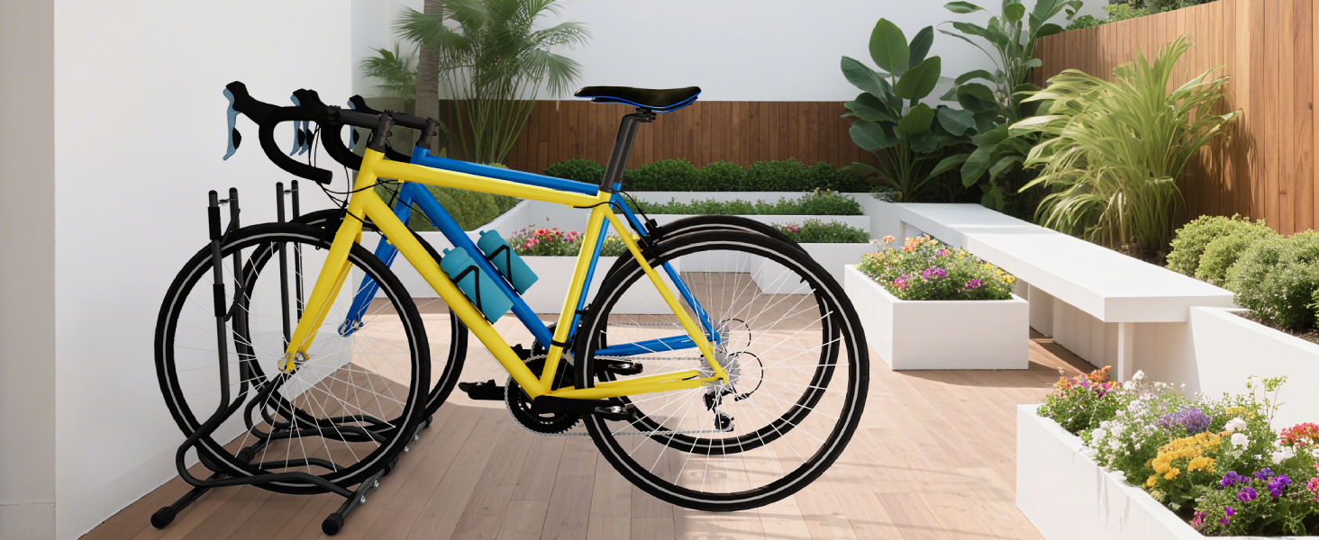 Підставка для велосипедів TLGREEN 2 шт. - стійка для паркування, ремонтна, для MTB, шосе, 20-27 дюймів, ширина шини до 70 мм