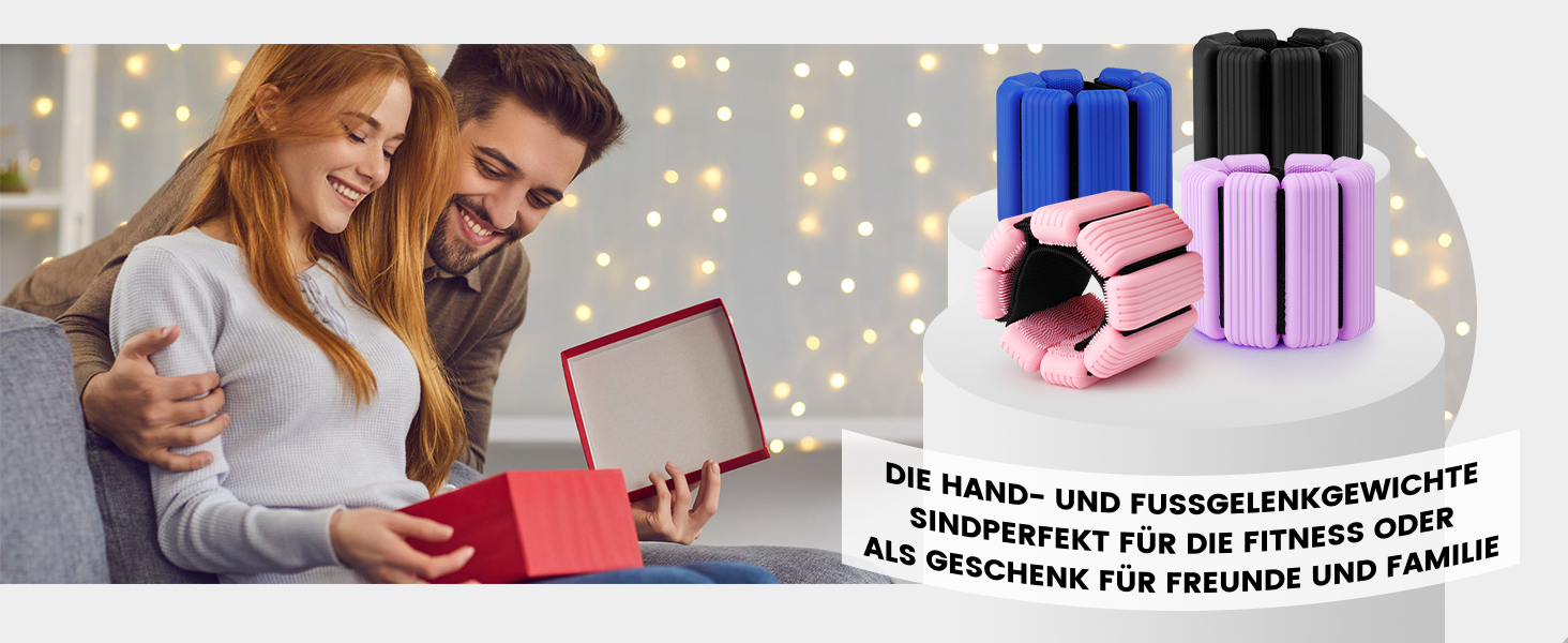 Ваги для ніг та рук, регульовані | Набір 2 шт (1 кг пара, 0,5 кг кожний) | Силіконові ваги на зап'ястя для жінок | Йога, Пілатес, танці, балет, біг, плавання, кардіо, чорний