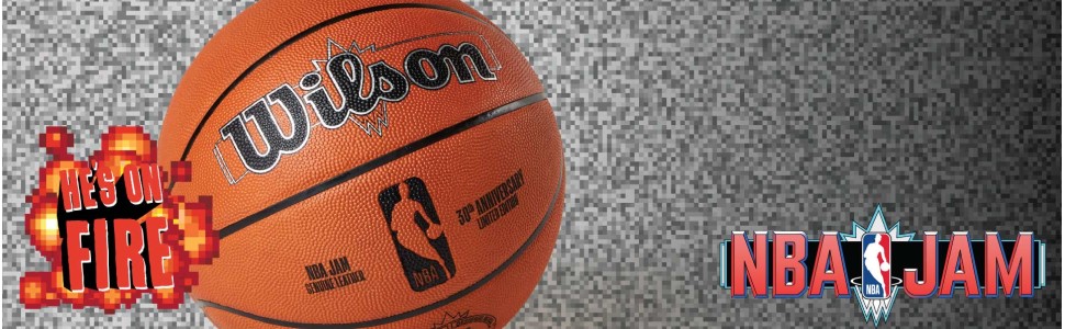 М'яч для баскетболу Wilson NBA Jam, для гри в приміщенні та на вулиці