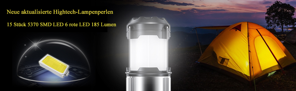 Ліхтар кемпінговий LED Extsud IPX5 з Power Bank, 4 режими, для риболовлі та полювання