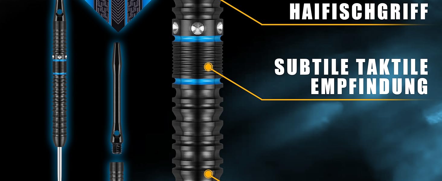 Дарти WIN.MAX Tungsten 90% (3 шт) - Професійні сталеві дротики 18-28г з металевим вістрям