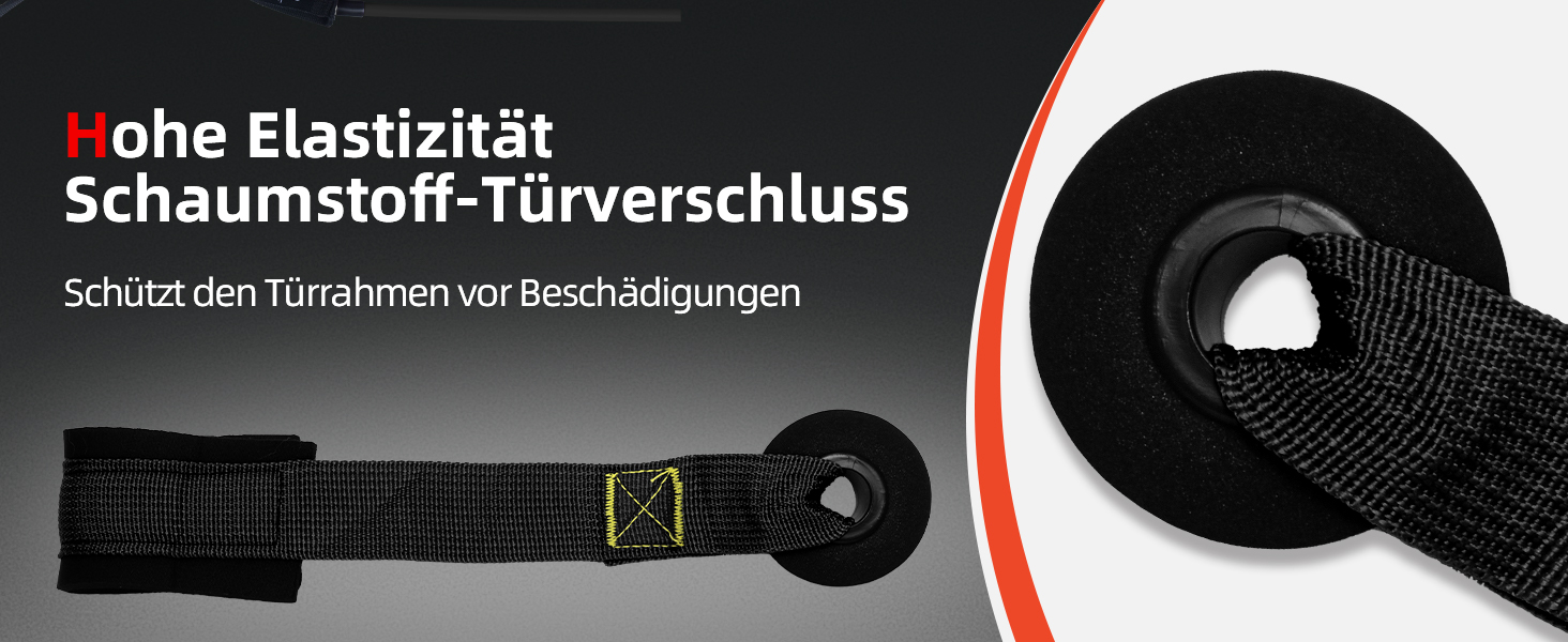 Набір еластичних стрічок Abahub для фітнесу: повне обладнання для тренувань вдома (100LB)