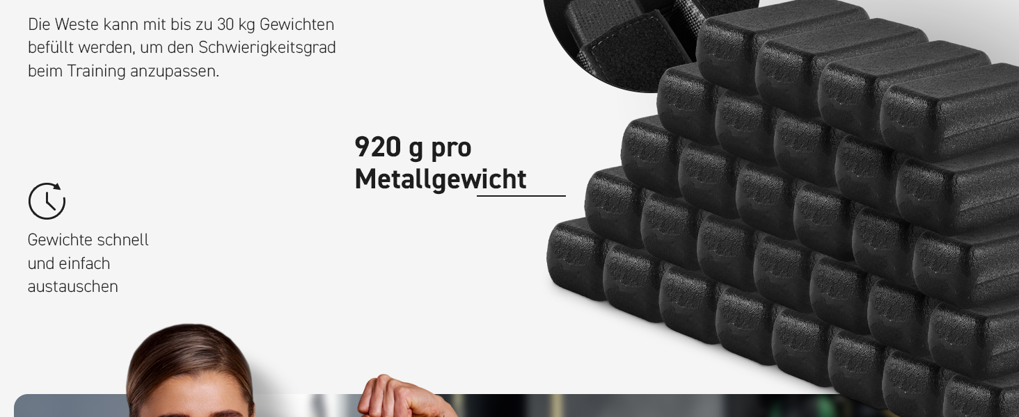 Вага для тренувань MSports Premium, регульована 5-30 кг, вага для бігу, фітнесу, силових тренувань (15 кг, Military Green)