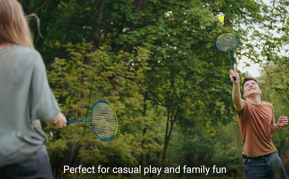 Набір для бадмінтона Redfield: 2 ракетки, 2 волани, сумка, 2 ручки, для спорту та розваг