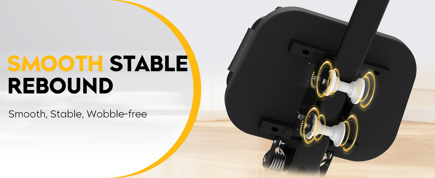 Тренування пресу GuuG: компактний тренажер для дому. Зручний, складаний, для чоловіків та жінок. Чорний колір.