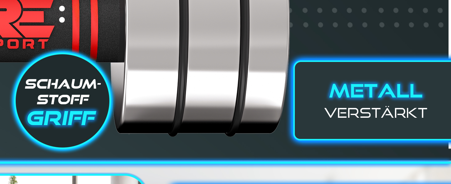 Набір гантелей 2 шт. по 10 кг (2,5/5/7,5 кг) з пінопластової ручки | Гантелі для фітнесу, тренувань вдома, силових тренувань та нарощування м'язів | Турквіс