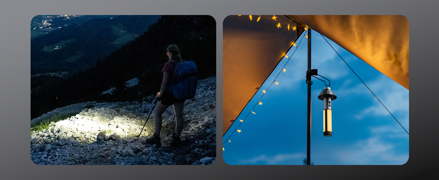 Налобний ліхтар для кемпінгу з телескопічним штативом, IPX4, багатофункціональний, з підсвічуванням, для намету, з гачком, аксесуари для кемпінгу