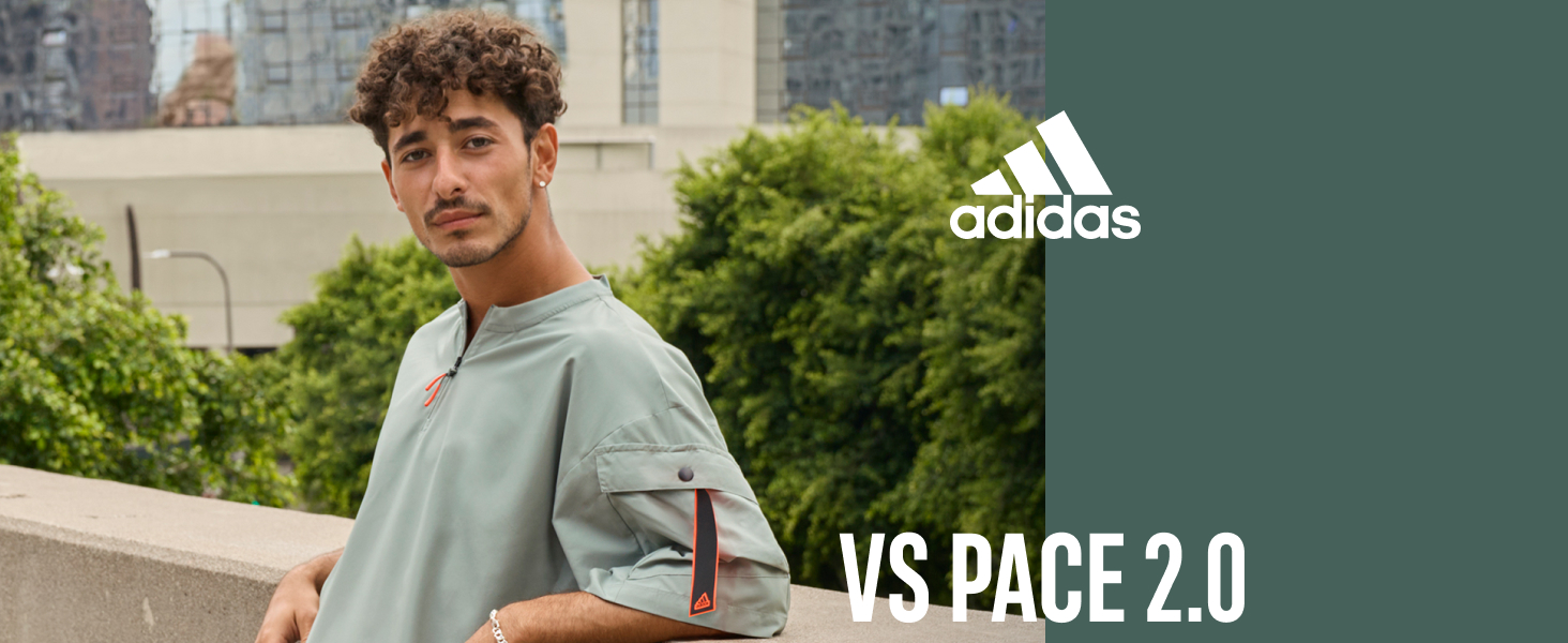 Чоловічі кросівки Adidas Vs Pace 2.0 Cloud White, розмір 42 EU