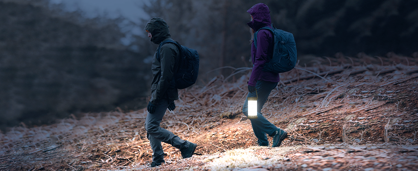 Glocusent Ліхтар для кемпінгу та намету: 1500 люмен, 135 LED, 200 годин роботи, акумулятор 5000 mAh, 3 кольори та 5 рівнів яскравості, SOS, перезаряджувана кемпінгова лампа для відключень електроенергії, туризму та надзвичайних ситуацій