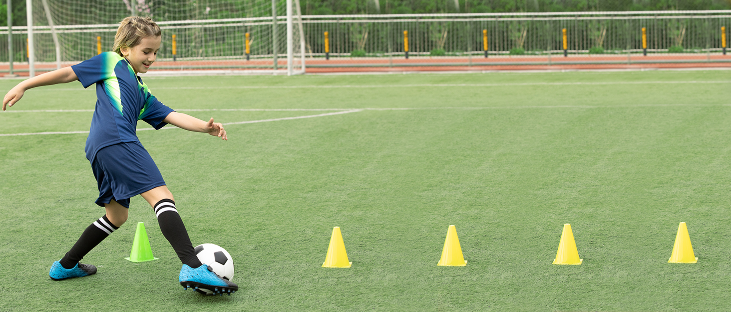 Дитячі футбольні бутси JABASIC Firm Ground для хлопчиків та дівчаток, 31 EU, помаранчеві