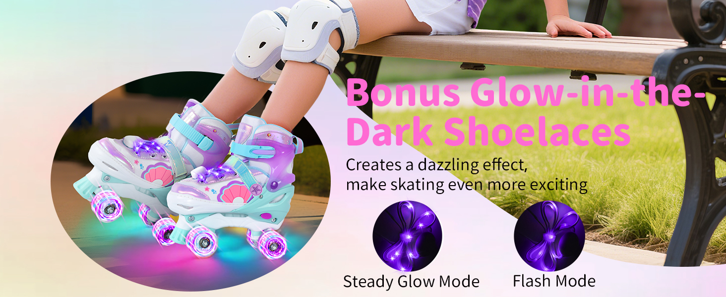 Ролики для дітей BELEEV - рожеві, регульовані, з LED-підсвіткою, 34-37 EU