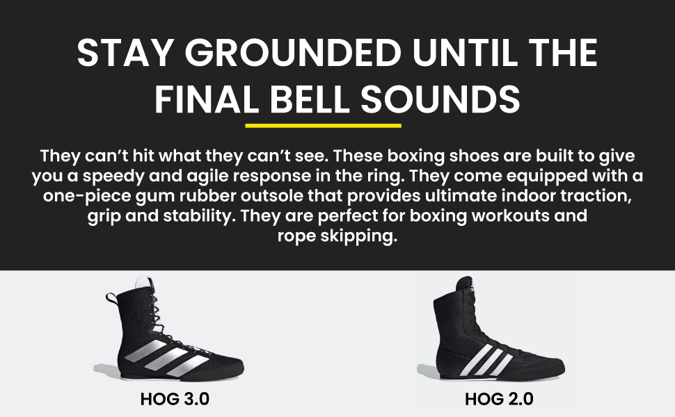 Кросівки для фітнесу Adidas Box Hog.2, 42 EU, чорний/білий/чорний