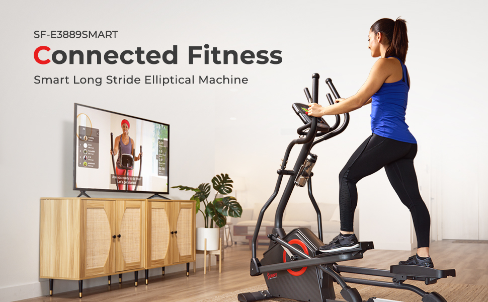 Еліптичний тренажер Sunny Health & Fitness SF-E3889SMART