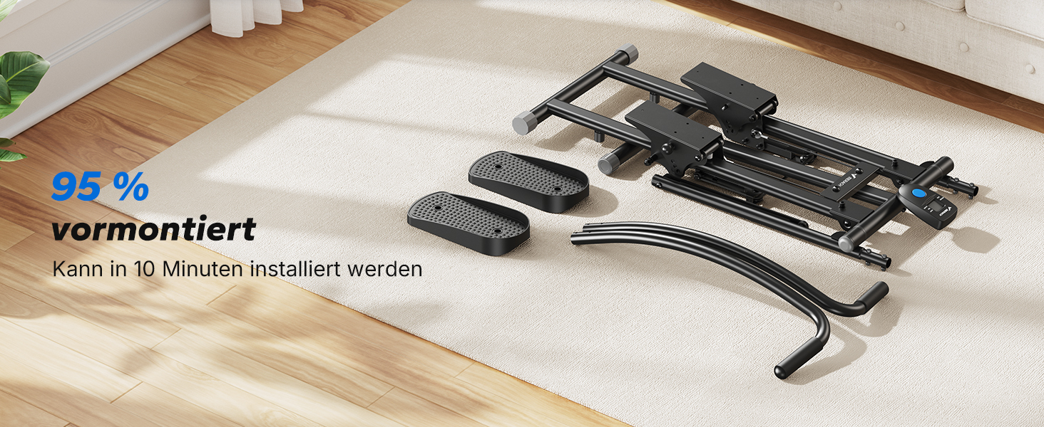 MERACH Stair Stepper Pro: кардіо-тренажер для дому з регулюванням навантаження, складаний вертикальний степер, фітнес-обладнання (2499B1)