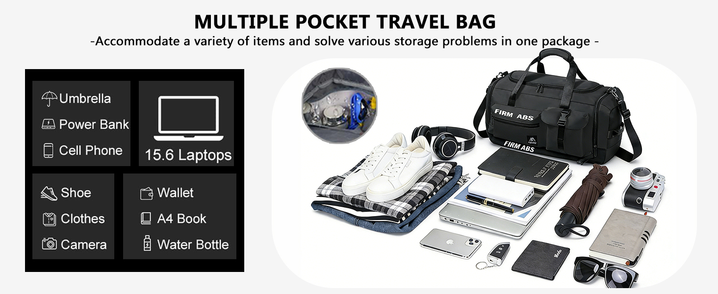 Спортивна сумка Flintronic 65L для тренувань та подорожей з відділенням для взуття та мокрих речей, функція рюкзака, рожева