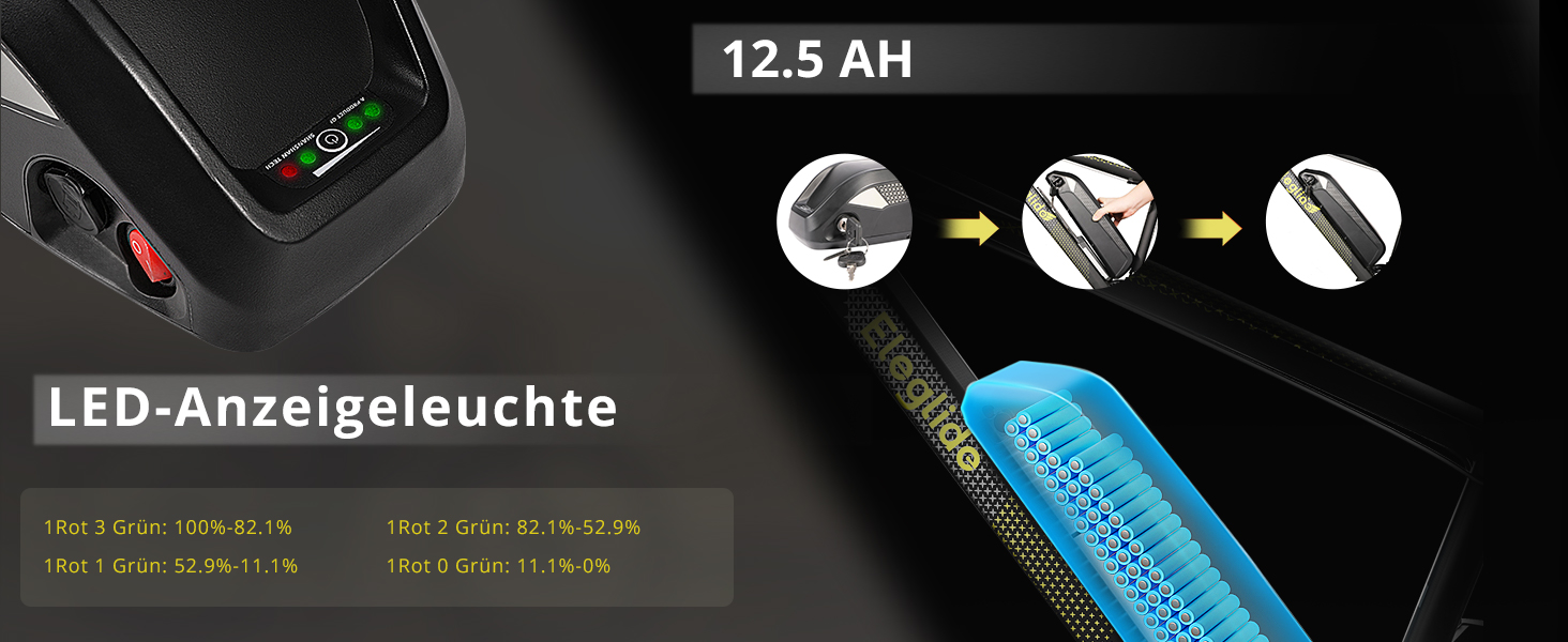 Електровелосипед  Eleglide M1 Plus E-MTB 27.5/29 36V 12.5Ah, 21 передач, 250Вт