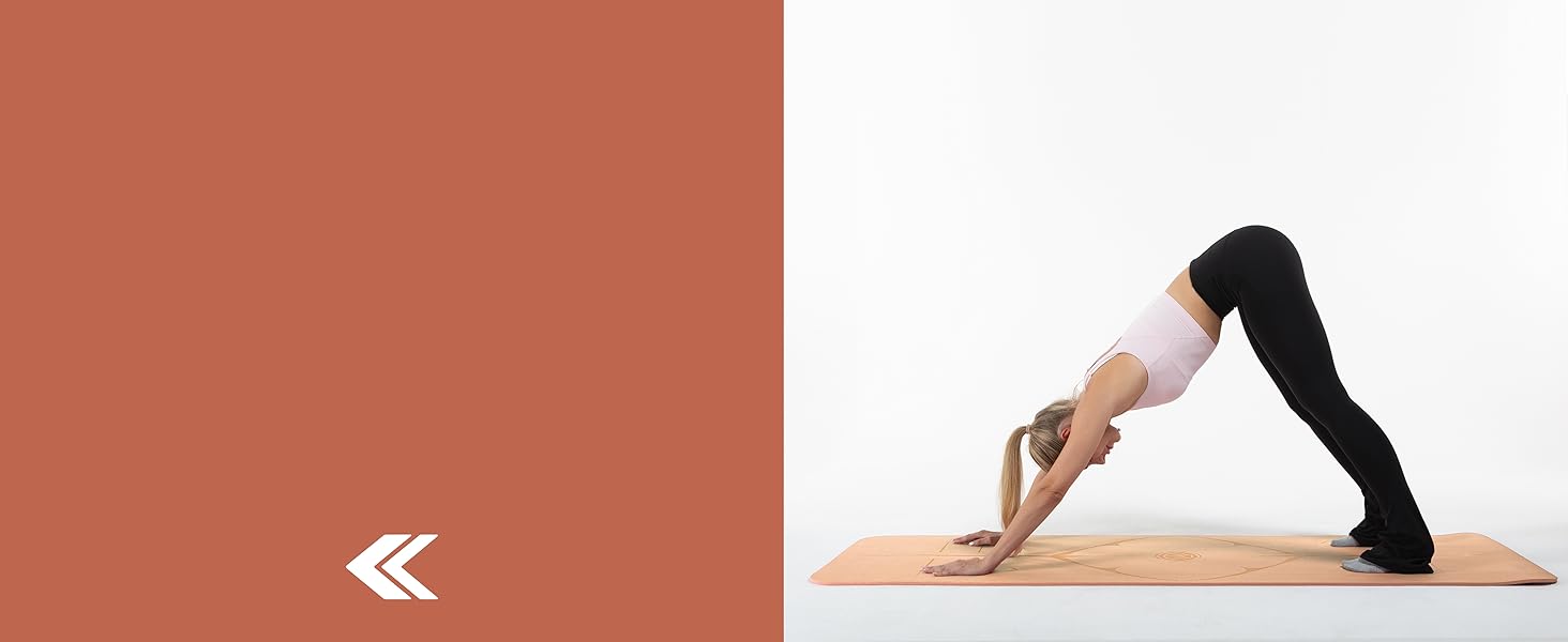 Йога мат для занять йогою, пілатесом та силовим тренуванням – німецької розробки, з антиковзаючим покриттям, для захисту суглобів, 2 товщини (1,0 та 1,5 см), м'яка спортивна мат, коричнева