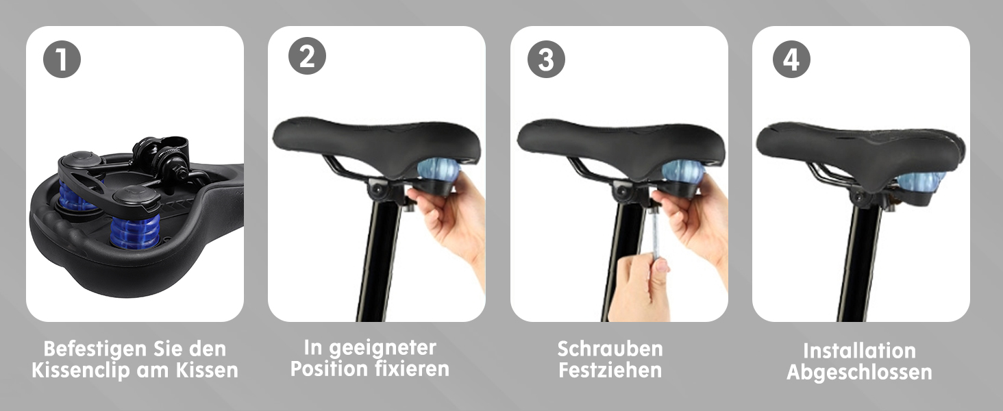 Велосипедне сідло Cloud Comfort Pro Max - Комфортне катання без болю. М'яке сідло з піною Memory, червоною смугою, для міських велосипедів, гірських велосипедів, універсальне, преміум-якість.