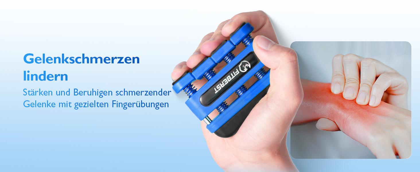 FitBeast Fingerkrafttrainer: Набір для тренування пальців (4 шт.) - для музикантів, скелелазів