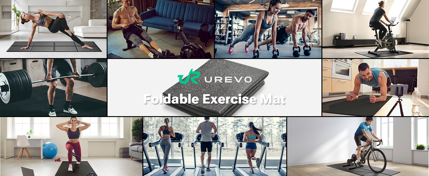 UREVO Smart Walking Pad - компактний біговий килимок під стіл з двома амортизаторами, додаток для тренувань з відстеженням та режимом MIIT, керування пультом або додатком для дому та офісу