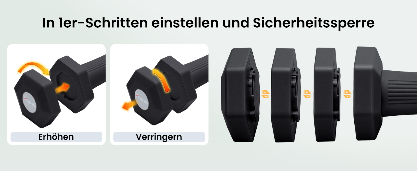 Набір гантелей Fragraim регульовані, 4.54 кг, 4-в-1, для жінок та чоловіків, з м'якими TPR-ручками, для дому, рожевий