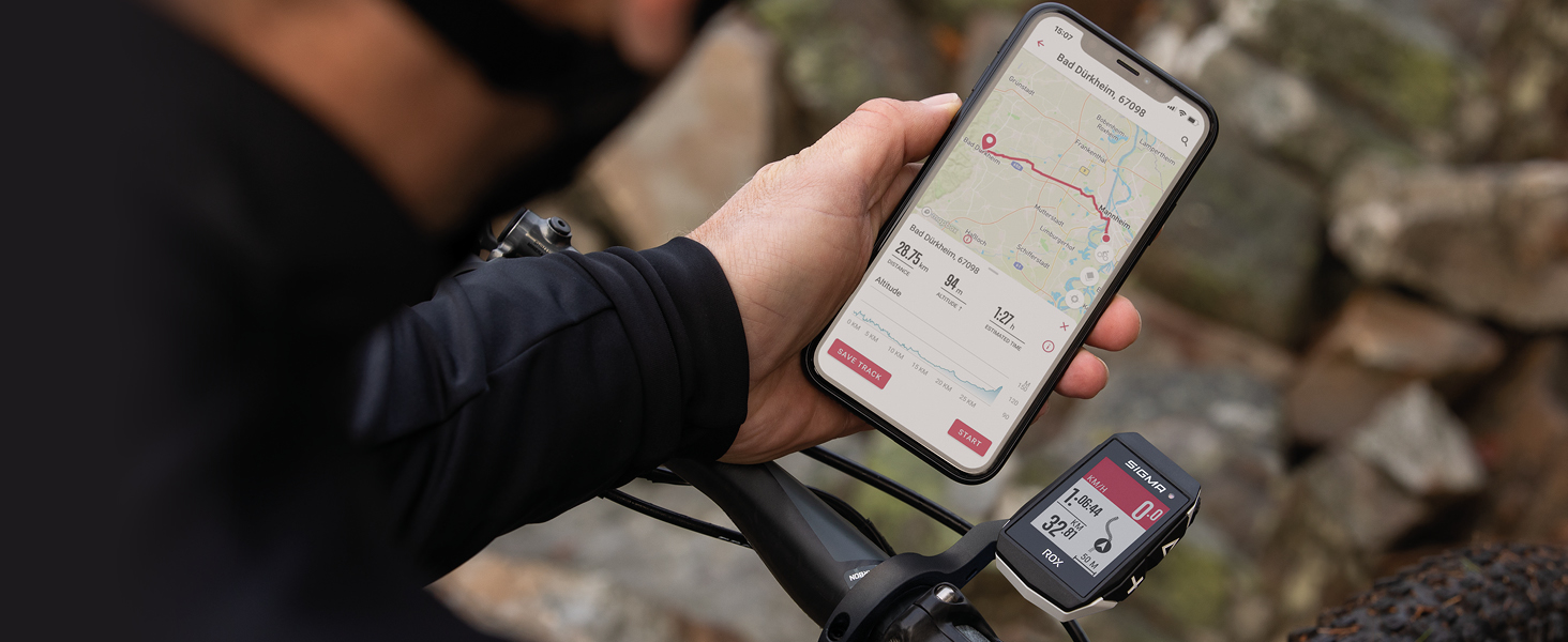 Велокомп'ютер SIGMA ROX 11.1 GPS, 150 функцій, сумісний з Komoot та e-bike