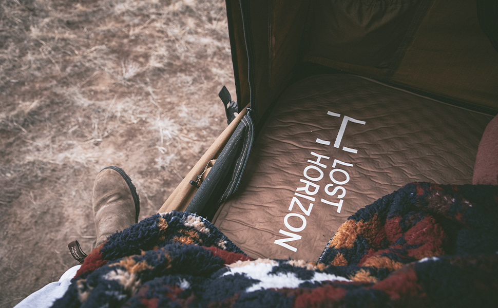 Каремат самонадувний Lost Horizon Air & Foam Twin 11 см з насосом-мішком для кемпінгу