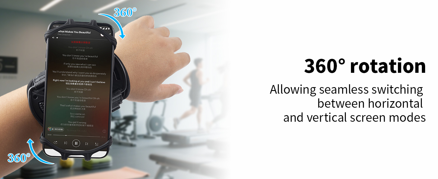 Спортивний браслет для телефону 360° Sportarmband для бігу iPhone/Samsung/Huawei 4-6.5