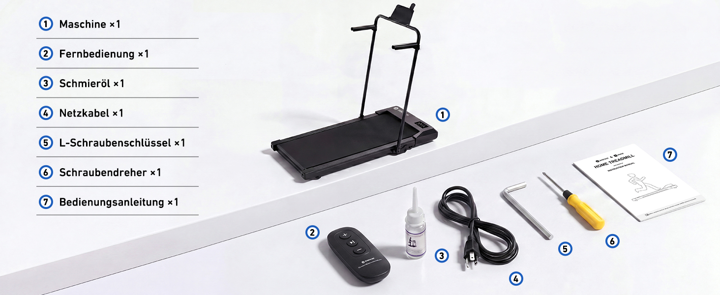 Бігова доріжка DeerRun Walking Pad з нахилом 6% для дому та офісу, компактне підстільне Laufband з LED-дисплеєм, пультам та підтримкою додатка, до 136 кг, світло-рожева