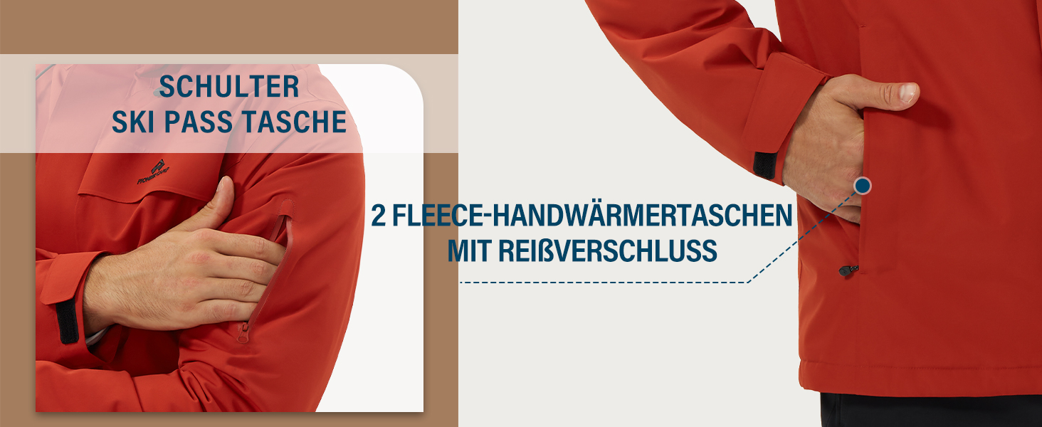 Чоловіча водонепроникна тепла дихаюча куртка для сноуборду та гірськолижного спорту, зимова куртка з капюшоном, Outdoor, сіра, розмір L