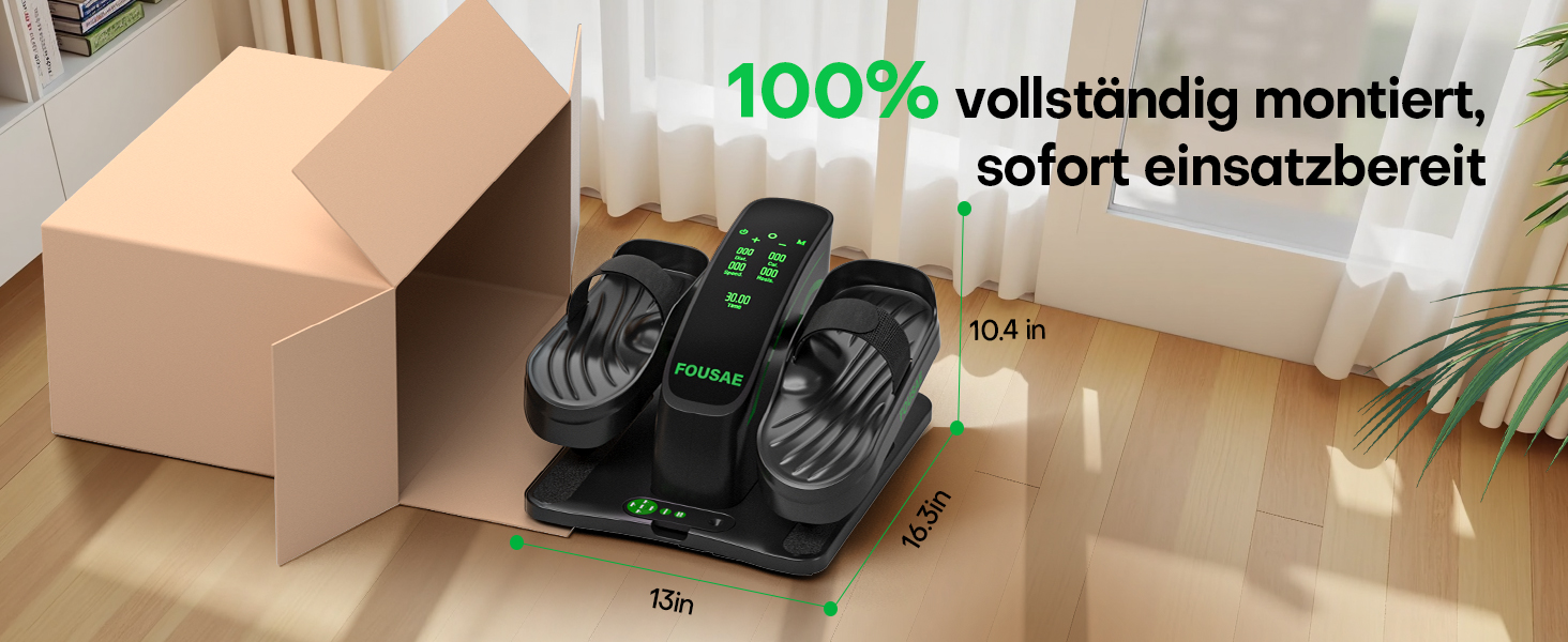 Еліптичний тренажер під стіл, компактний електричний велотренажер для ніг, 15 рівнів швидкості, тихий, для літніх людей