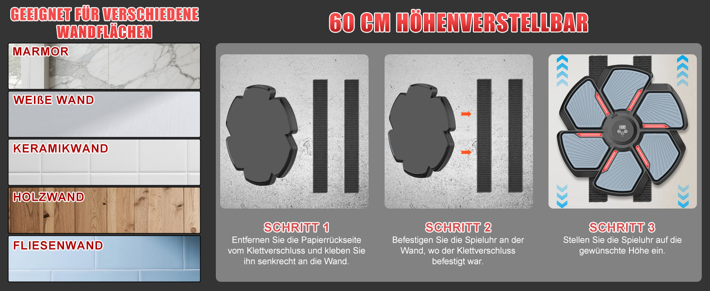 Музичний боксерський тренажер SWBSLL з рукавичками, LED-підсвіткою та Bluetooth, 9 швидкостей, 9 режимів, 30 рівнів гучності, для дорослих та дітей