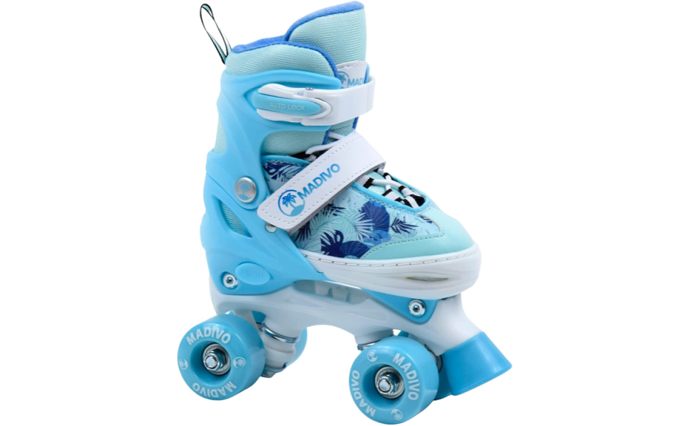 Роликові ковзани MADIVO Love Kinder для дівчаток, регульовані, 30-33, блакитні