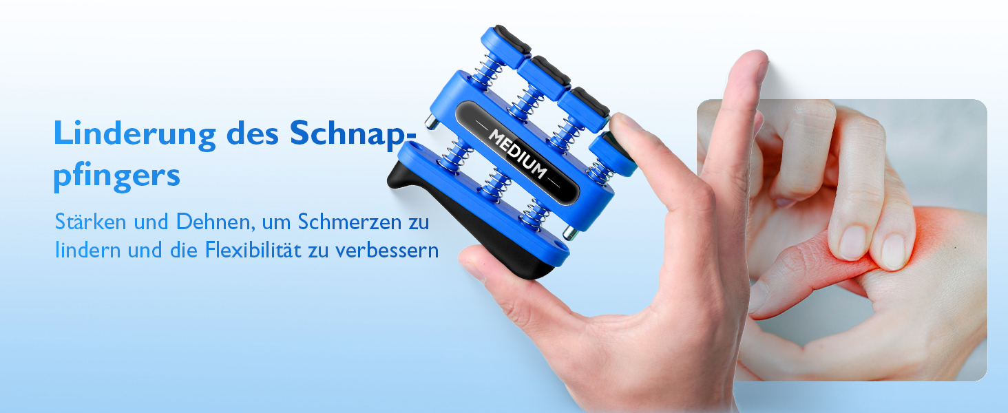 FitBeast Fingerkrafttrainer: Набір для тренування пальців (4 шт.) - для музикантів, скелелазів