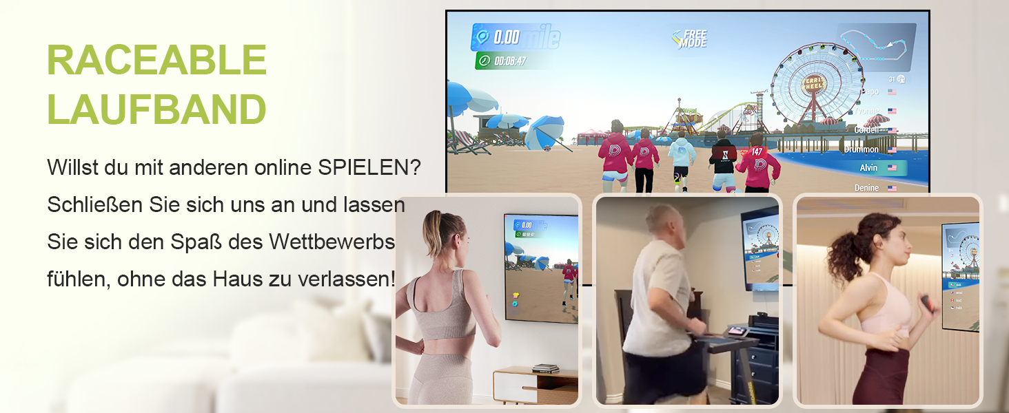 Walking Pad Superun –Бігова доріжка для дому з нахилом, 3.0 PS, з додатком та пультом – до 136 кг, чорний