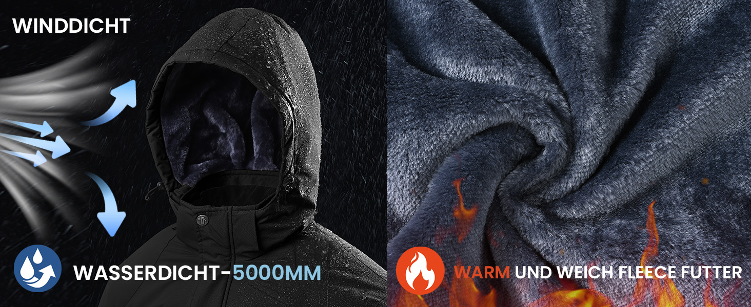 Чоловіча зимова куртка Ysento: водонепроникна, тепла, з флісовою підкладкою, софтшелл, для активного відпочинку, катання на лижах та сноуборді, з капюшоном, колір хакі, розмір L