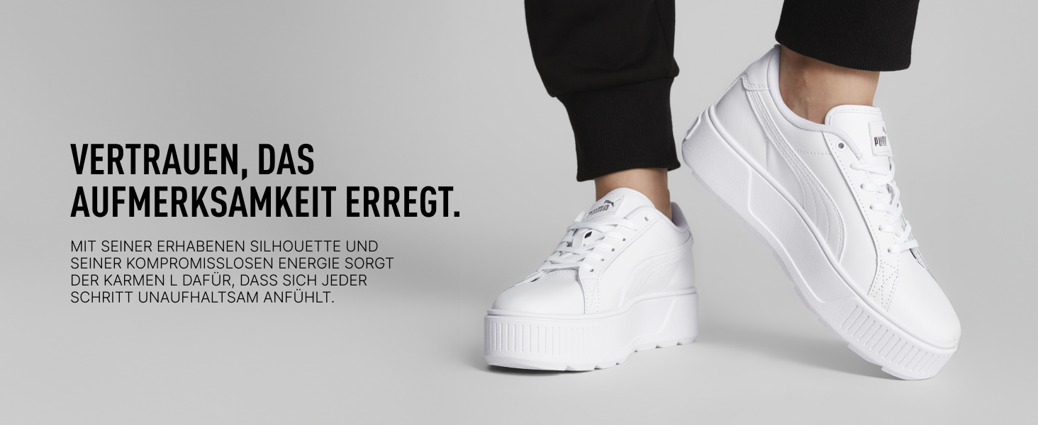 Жіночі кросівки Puma Karmen L білого кольору, розмір 39 EU