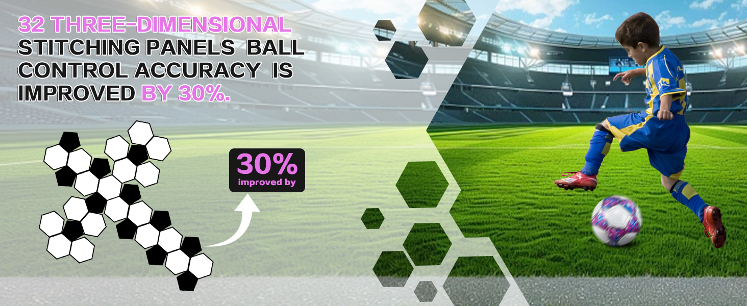 Дитячий футбольний м'яч розмір 5, рожевий, з насосом, сіткою та сумкою. Стандартний тренувальний м'яч з шкіри для дітей.