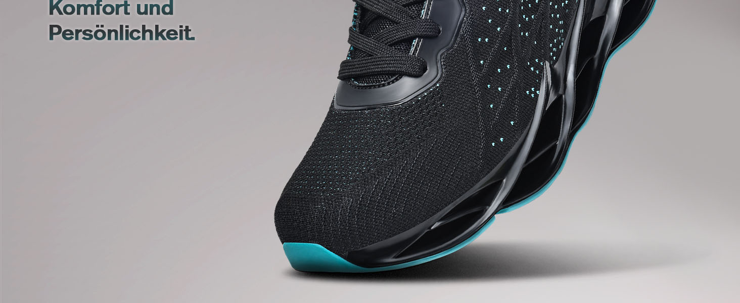 Кросівки для бігу та вулиці Frysen: дихаючі, для чоловіків та жінок, розміри 38-46 EU, білі (38 EU, чорний/червоний)