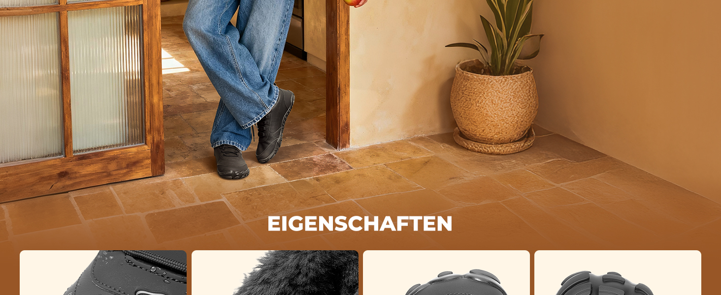 Чоловічі зимові черевики NORTIV 8 - теплі, зручні, чорні (45 EU) для дому