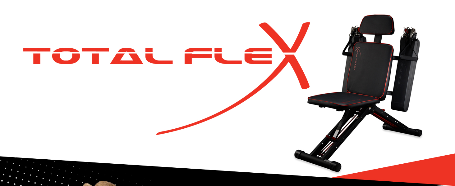 Складана лава для тренажерів TOTAL FLEX L - лава для жиму, фітнес, домашній спортзал