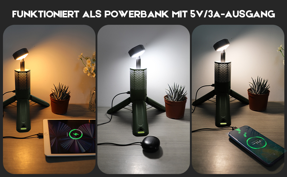 Налобний ліхтар-телескоп, 10500mAh, перезаряджається, водонепроникний, з магнітом, чорний/зелений