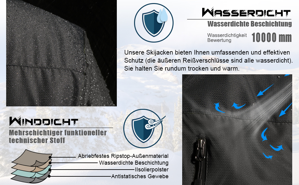 SPOSULEI чоловіча флісова куртка на зиму, тепла, з підкладкою, для катання на лижах, для активного відпочинку, вітронепроникна, водонепроникна, з капюшоном, червона