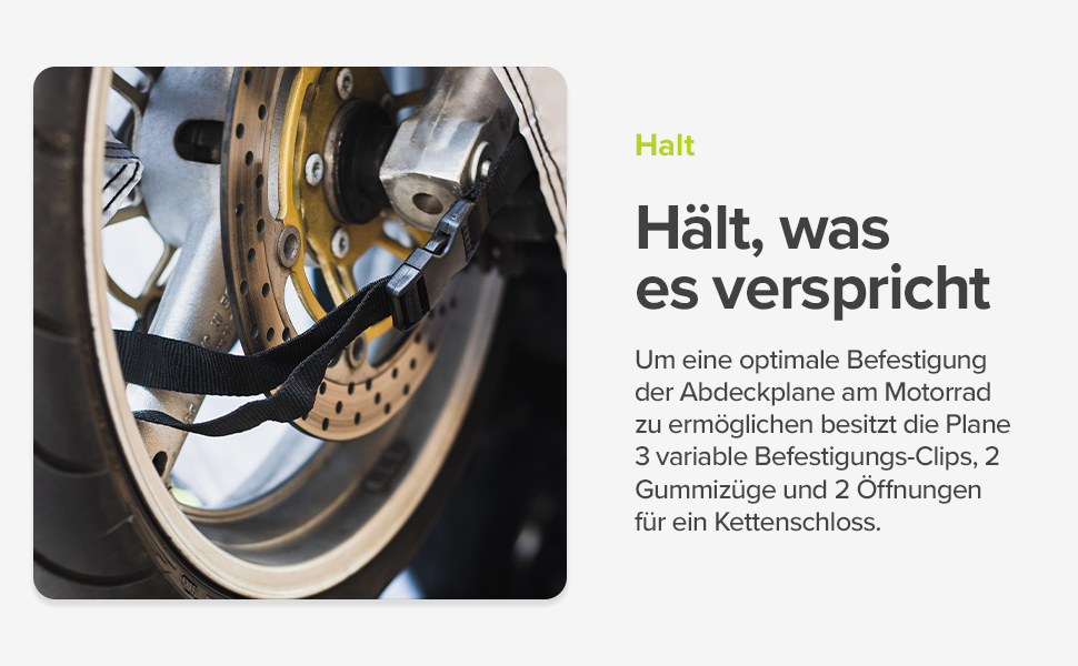 Накриття для мотоцикла VELMIA - термостійке до 300°C, зимове, для Vespa/Moped, гараж для мотоцикла (XXL 265x105x130 см)