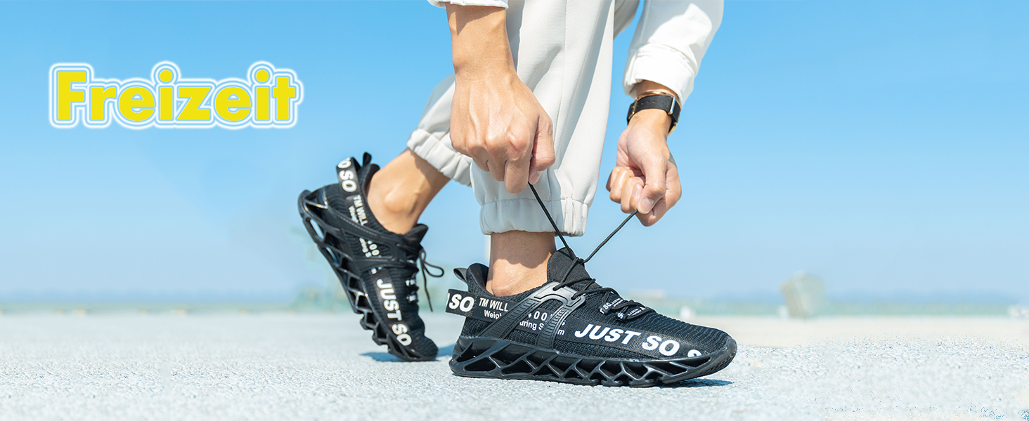 Чоловічі кросівки для бігу Wonesion, спортивне взуття, дихаючі, з антиковзкою підошвою, розмір 44 EU, блакитні